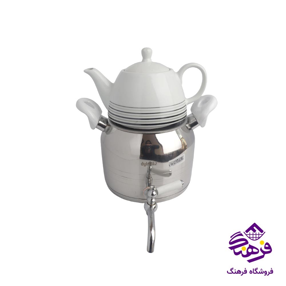 کتری قوری شیردار نفیس فلور