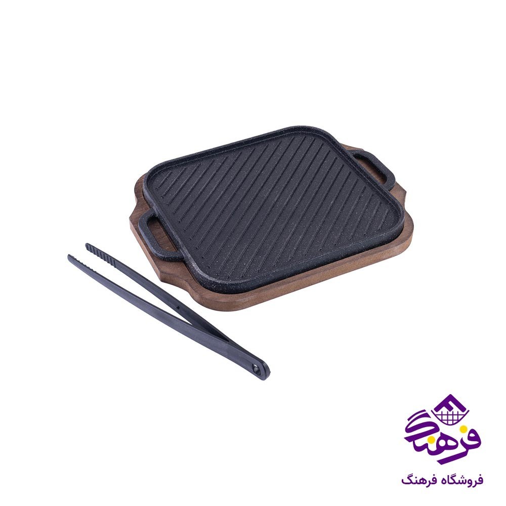 تابه استیک مربع سایز 38 کد KST 5801