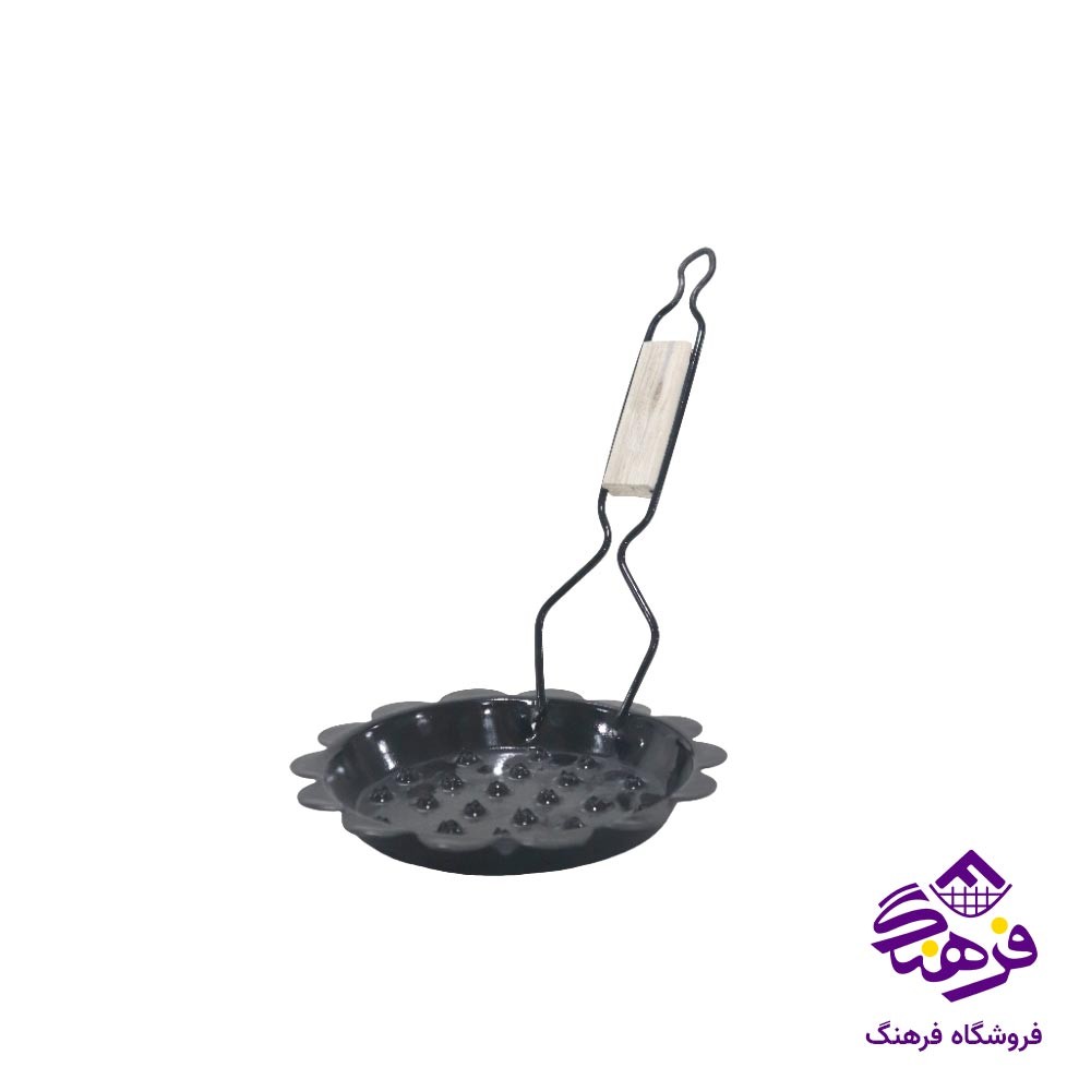 ذغال سرخکن گلچین مدل لعابی
