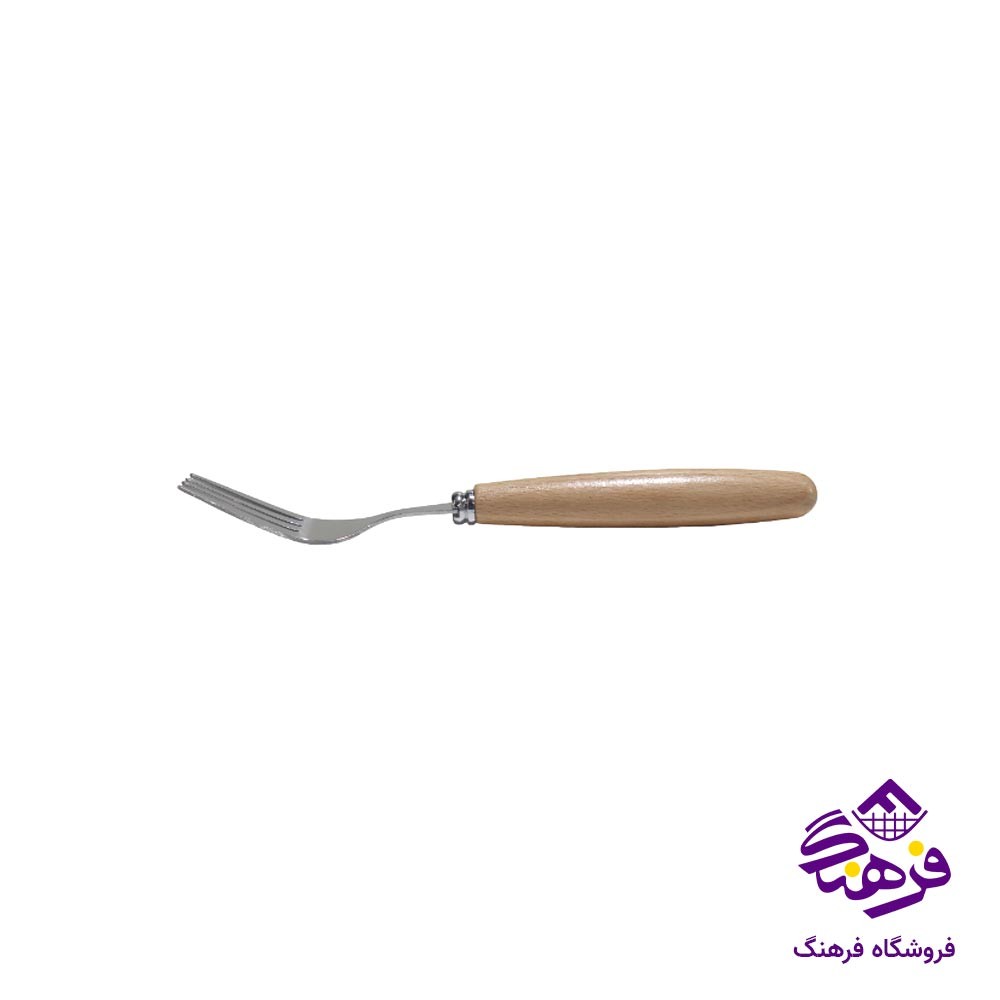 چنگال میوه دسته چوبی (6 عددی)