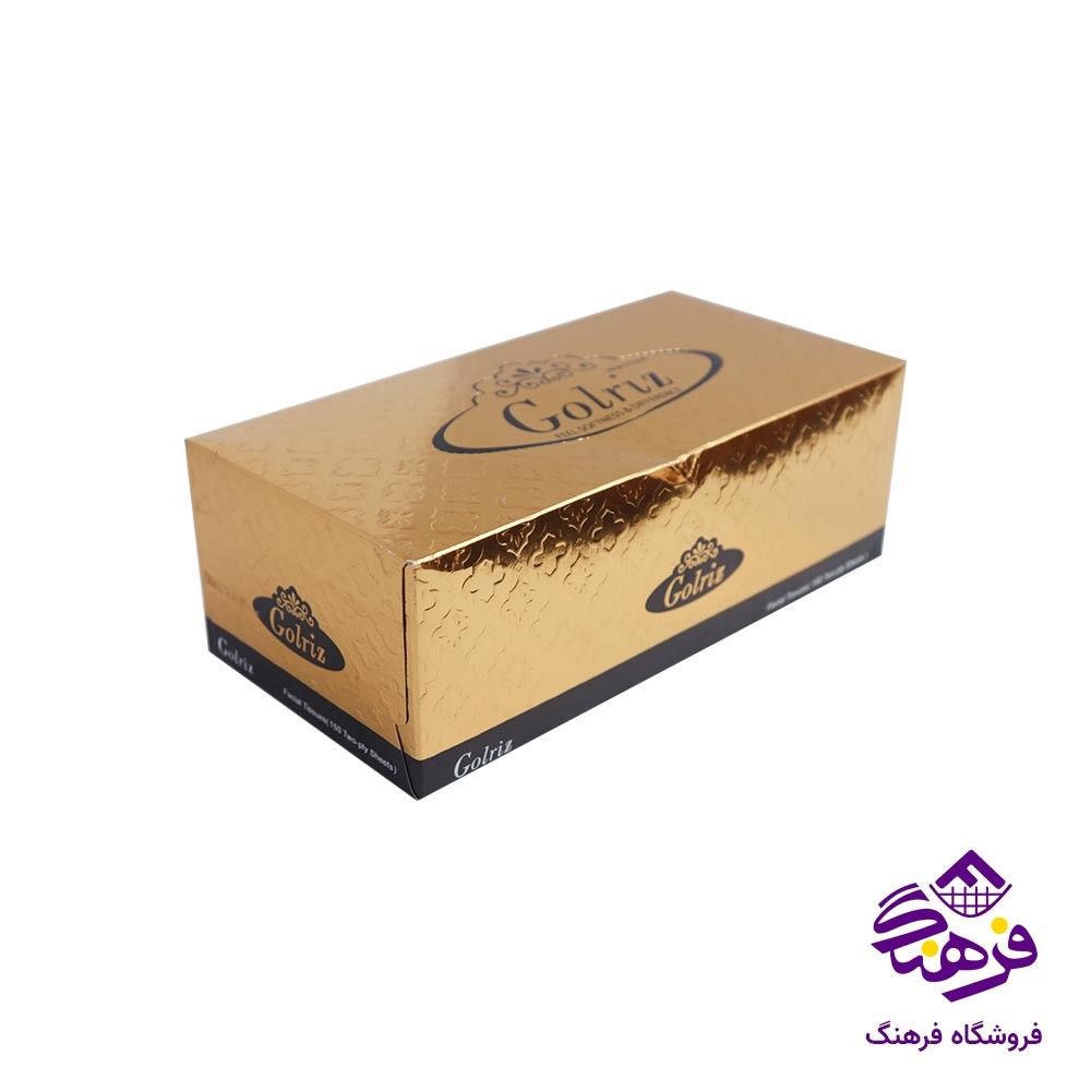 دستمال کاغذی گلریز مدل گلدن شاین 300 برگ