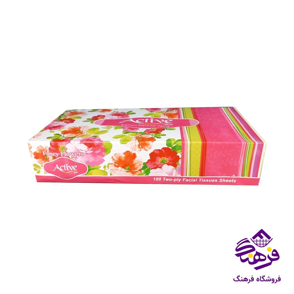 دستمال کاغذی 300 برگ اکتیو