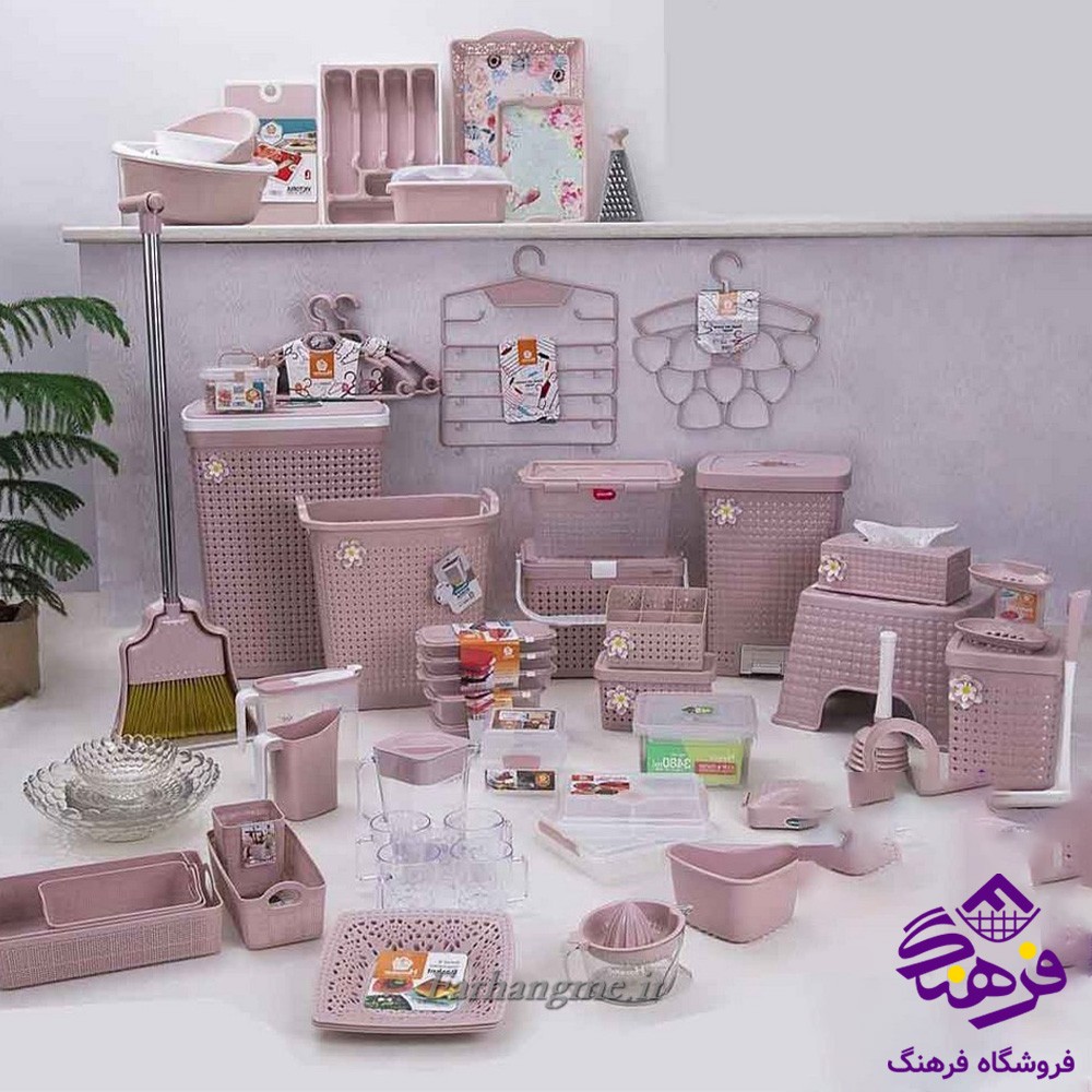 سرویس جهیزیه 70 پارچه هومکت طرح دنیس رنگ کرپ