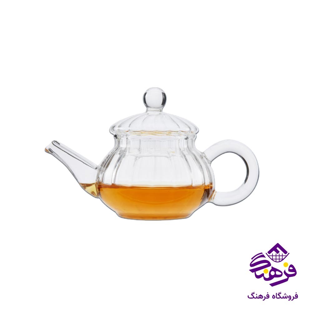 قوری زعفران یونیک درب شیشه ای کد 7933