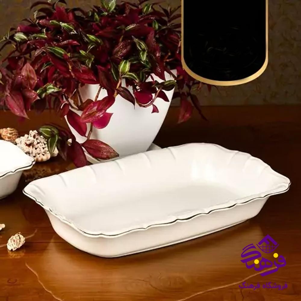 تابه مستطیل بزرگ لیموم مدل ریوان 401L 