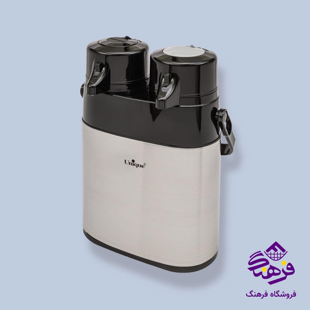 فلاسک دوقلو یونیک استیل 1.6 لیتر 9060