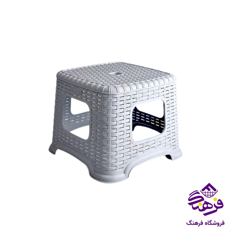 چهارپایه ایده ال مدل حصیری 22 سانت 7303
