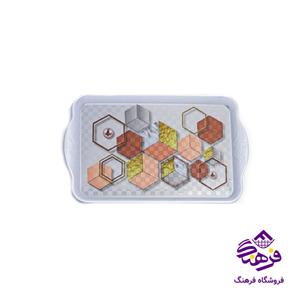 سینی ملامین 330 مشهد رنگی و طرحدار