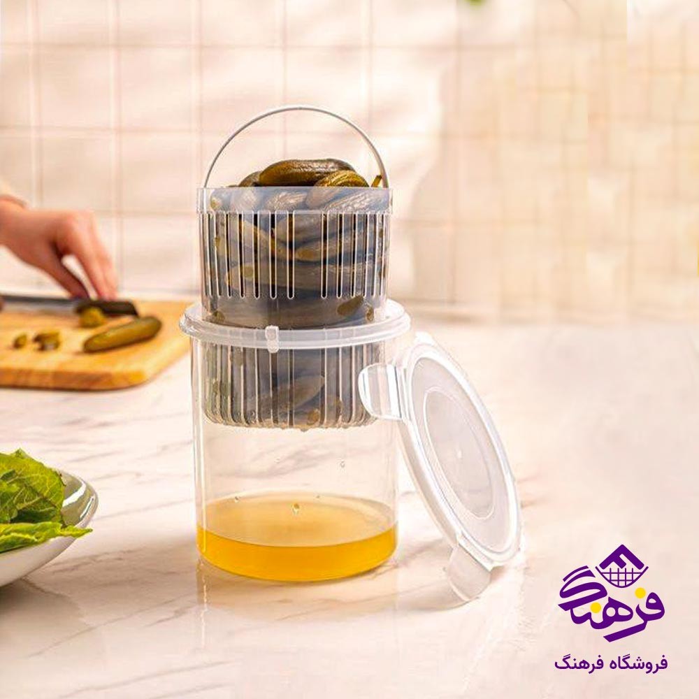 ظرف نگهدارنده 1.3 ليتر ليمون