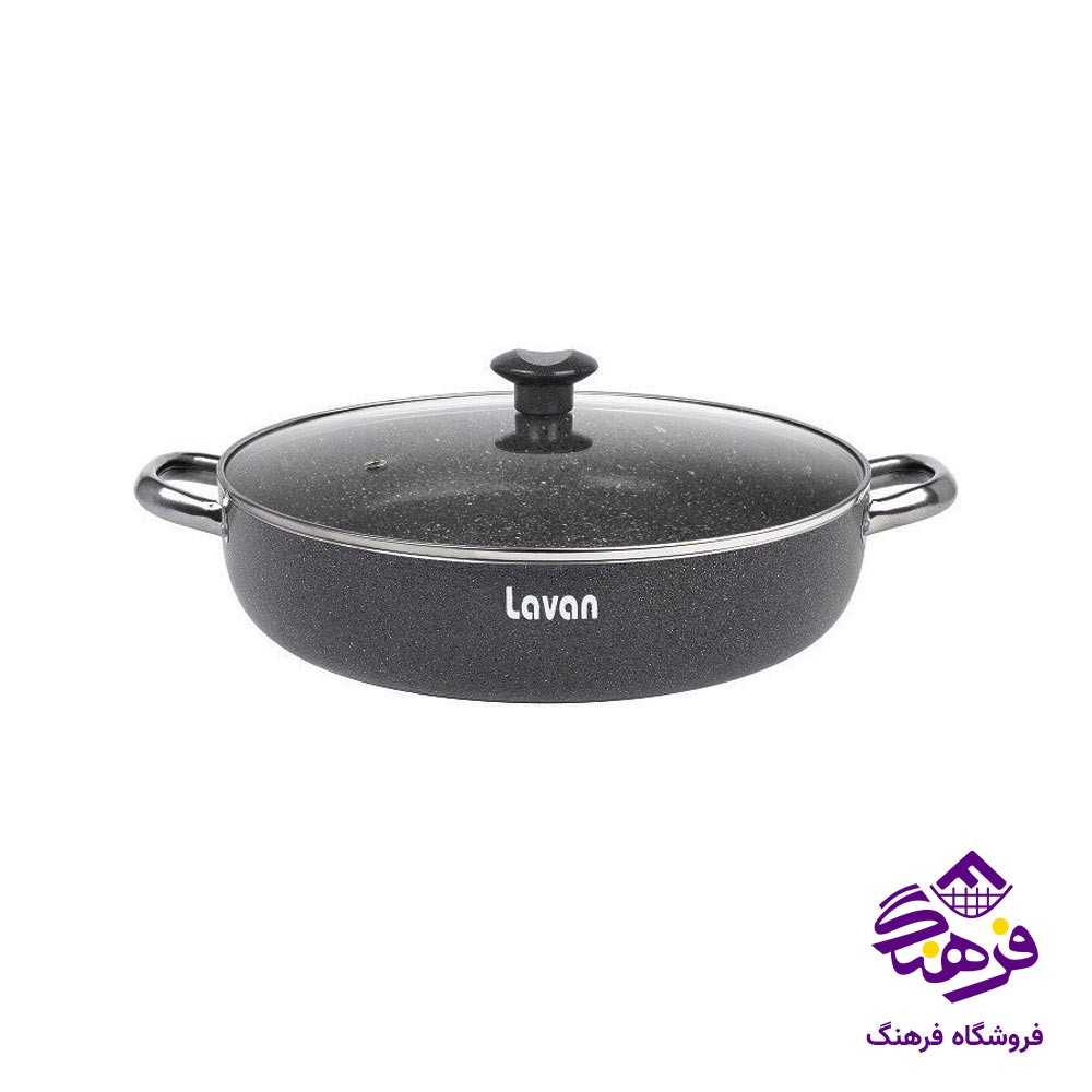 تابه لاوان مدل تیتان دو دسته سایز 24