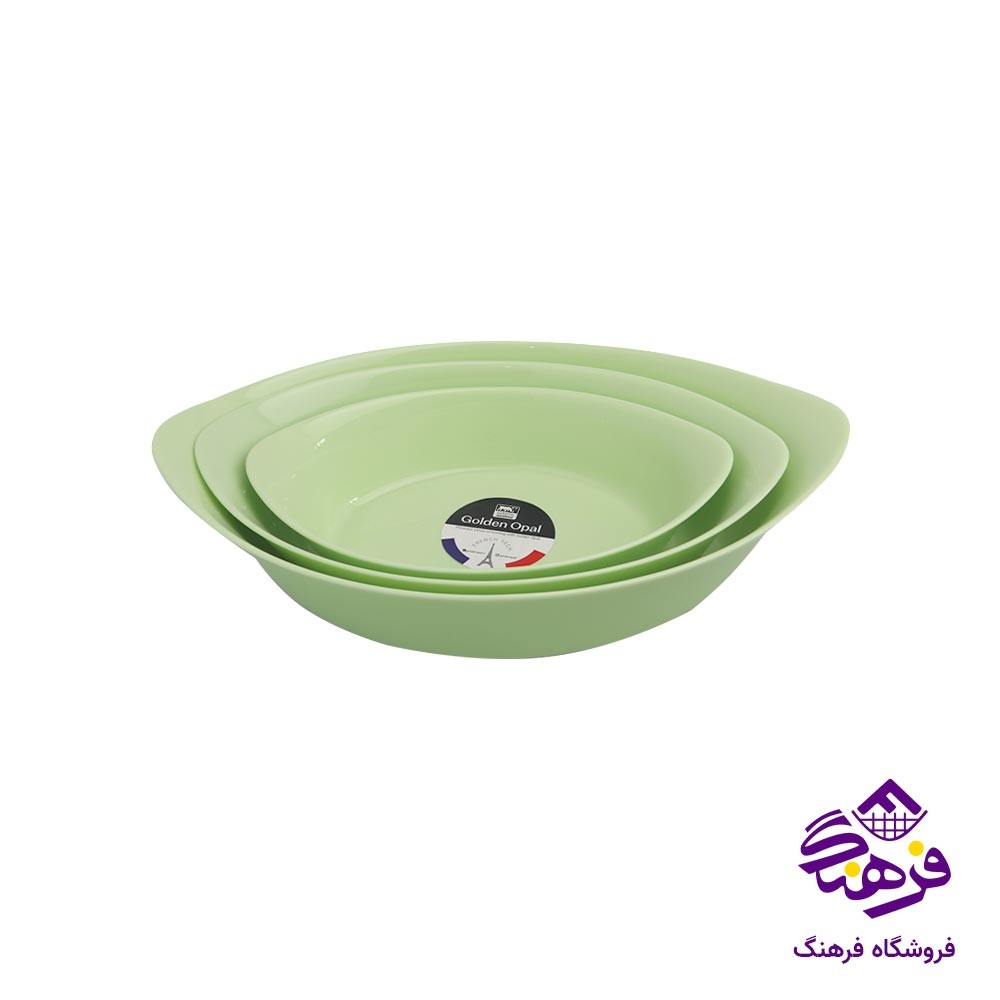 3 تابه گلدن اپال مدل اوال اون سبز