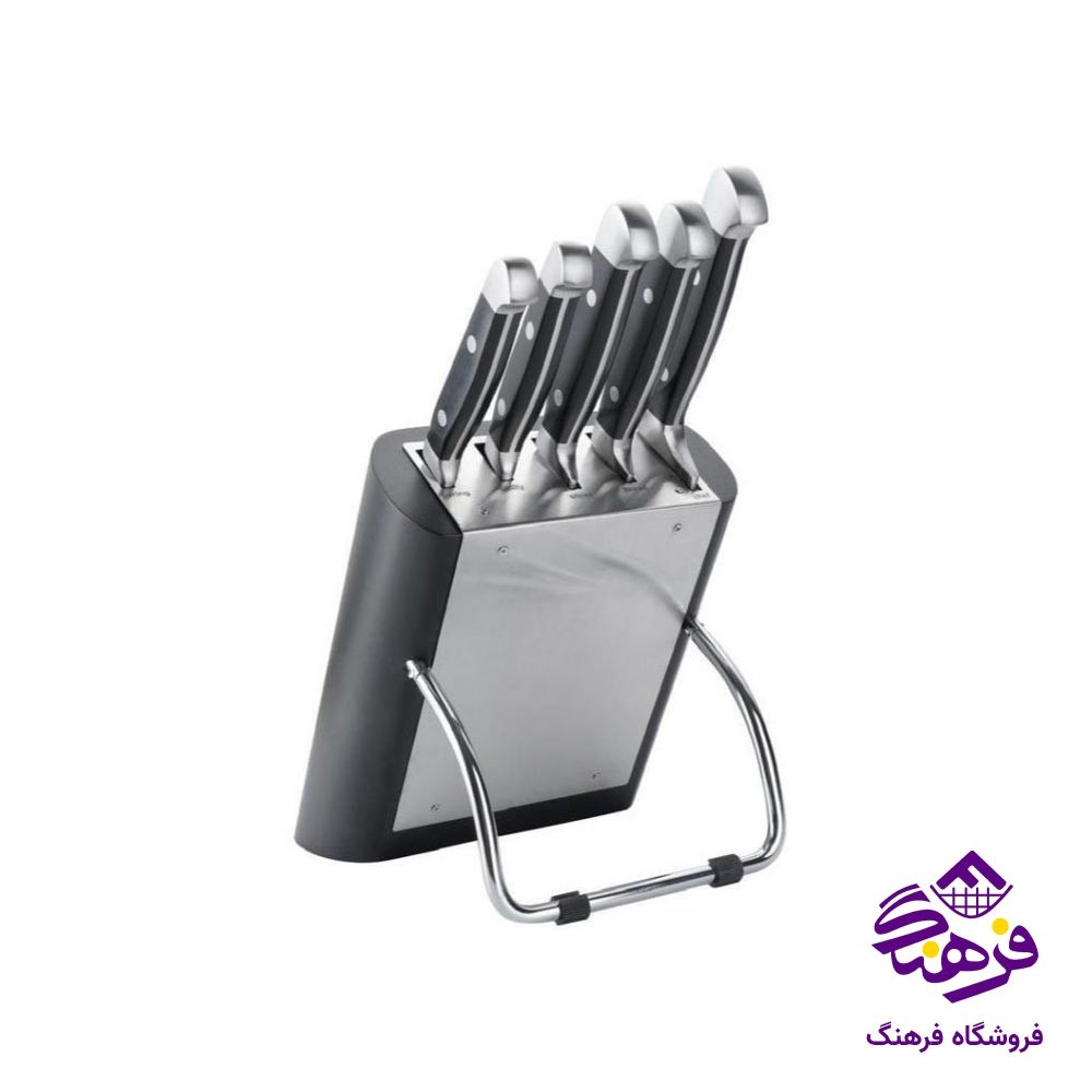 ست کارد و ساطور 6 پارچه برلينتون KBB 01C