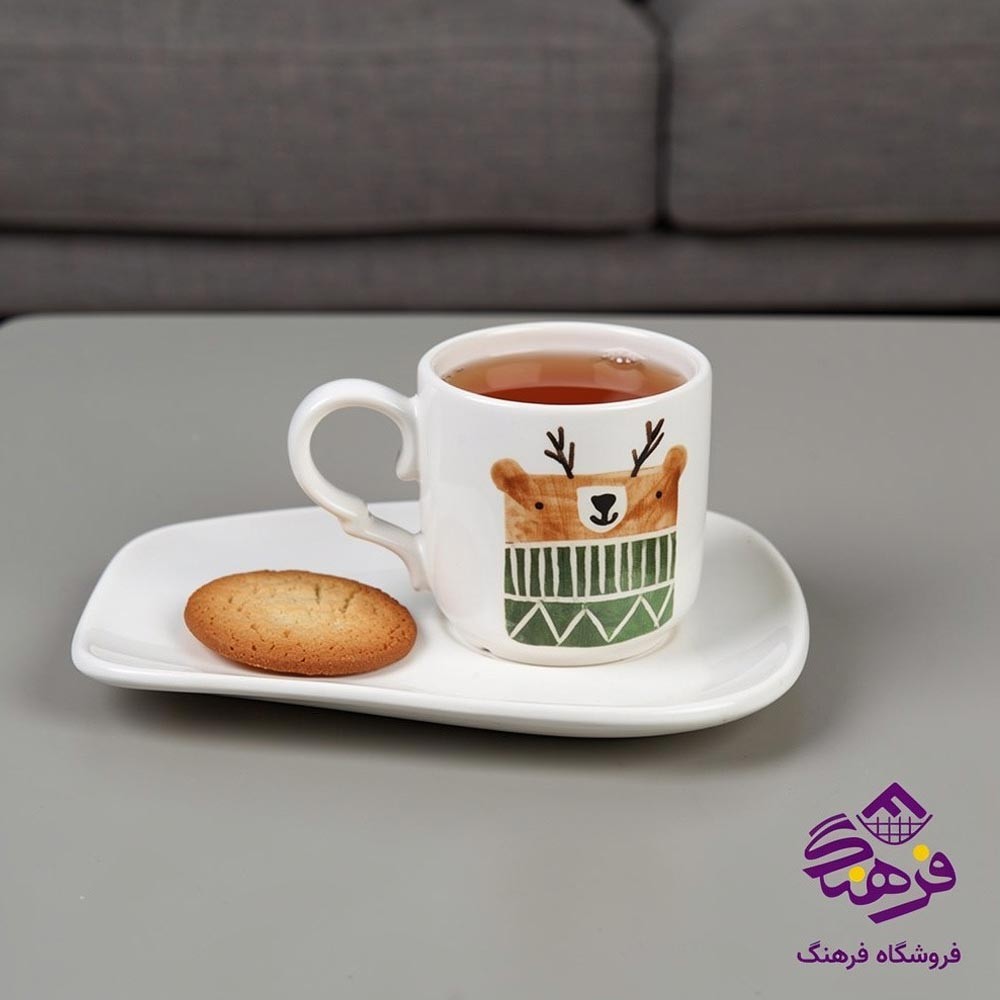 فنجان زیره سرامیک دل کادو