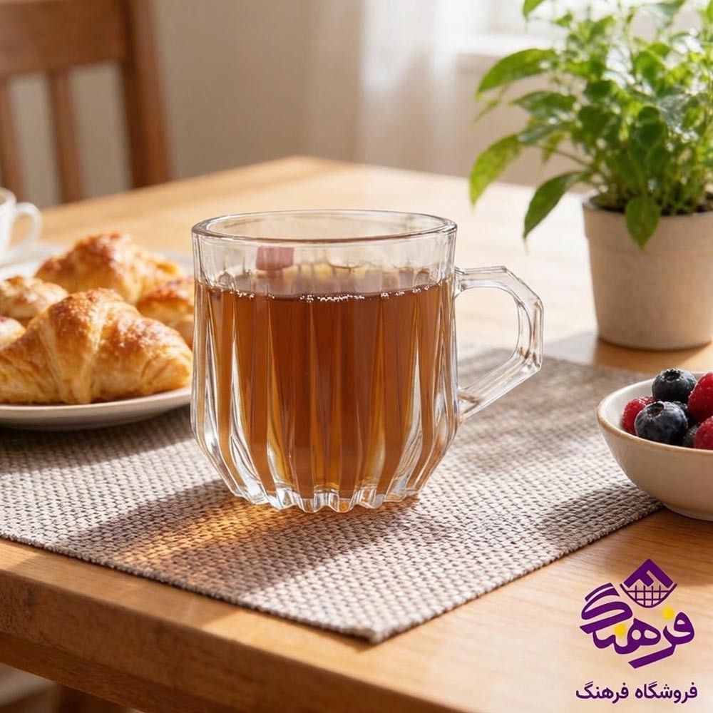 نیم لیوان کوتاه نوری تازه مدل گیگا 325 میلی لیتر 21201200 (6 عددی)