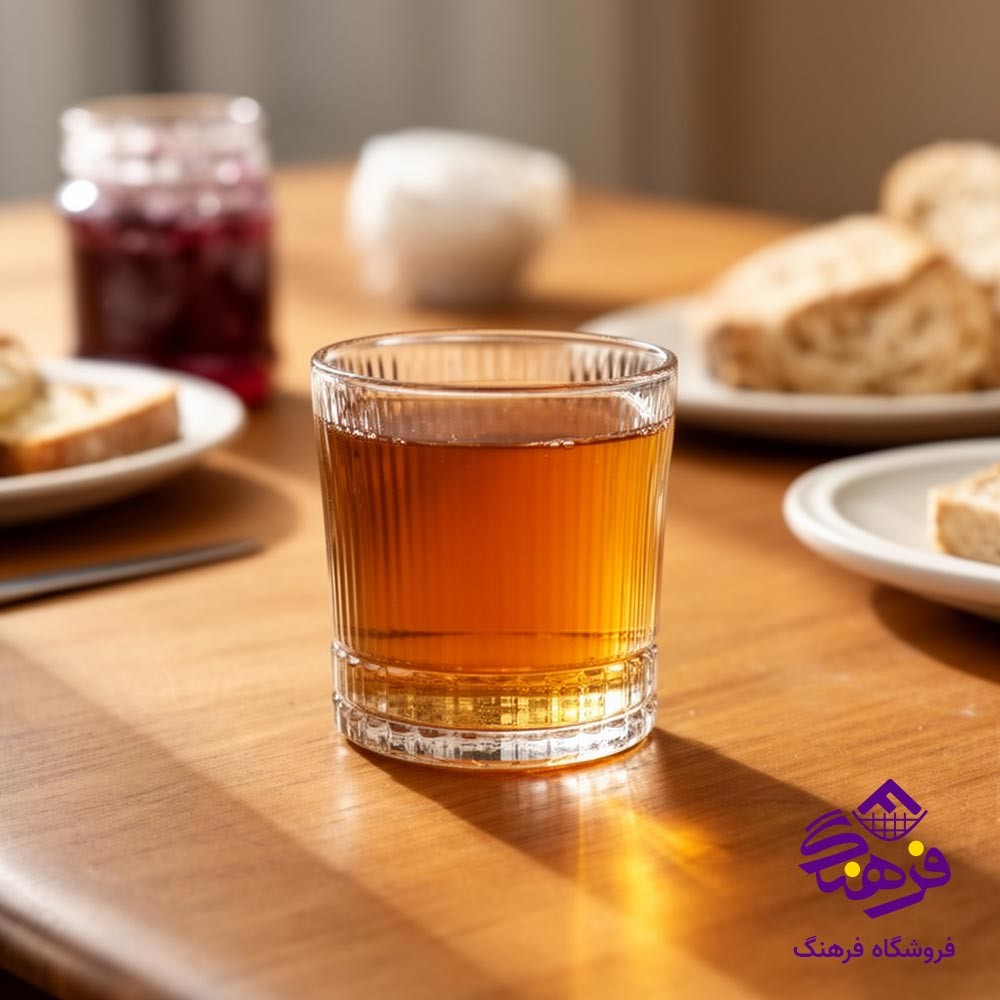 نیم لیوان بلور زنگان مدل فلورانس بدون دسته 1166 (6 عددی)