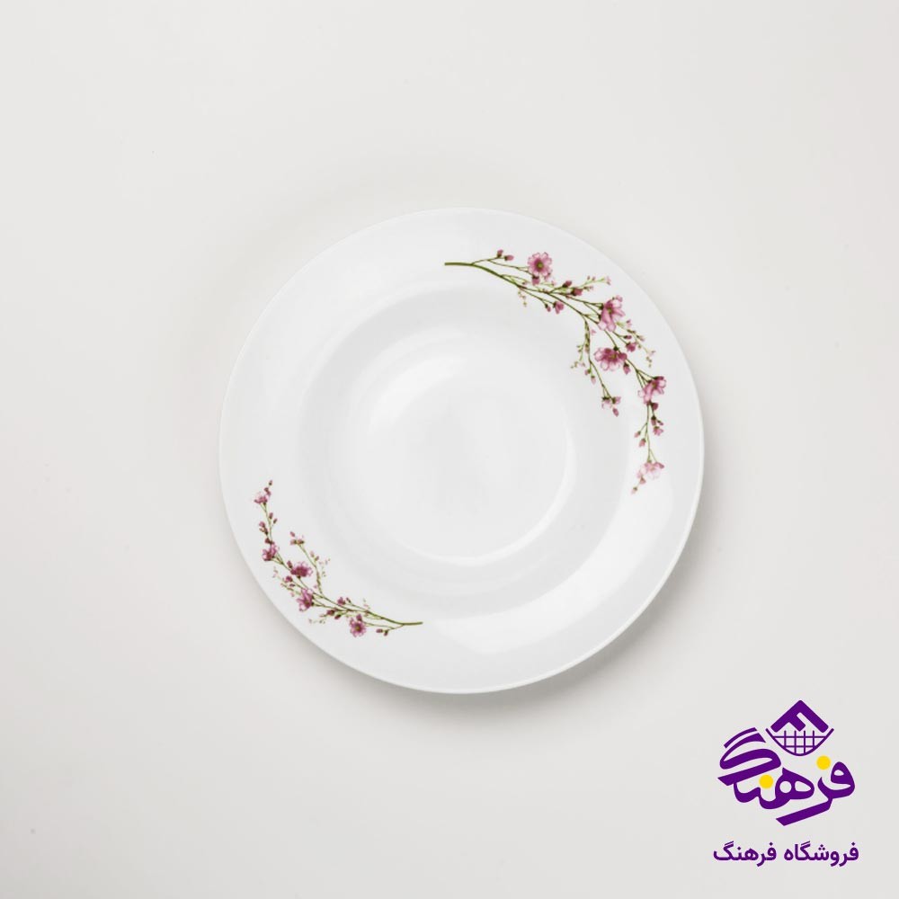 دیس پاستا گلدن اپال مدل دیوالی گلدار بهار صورتی 