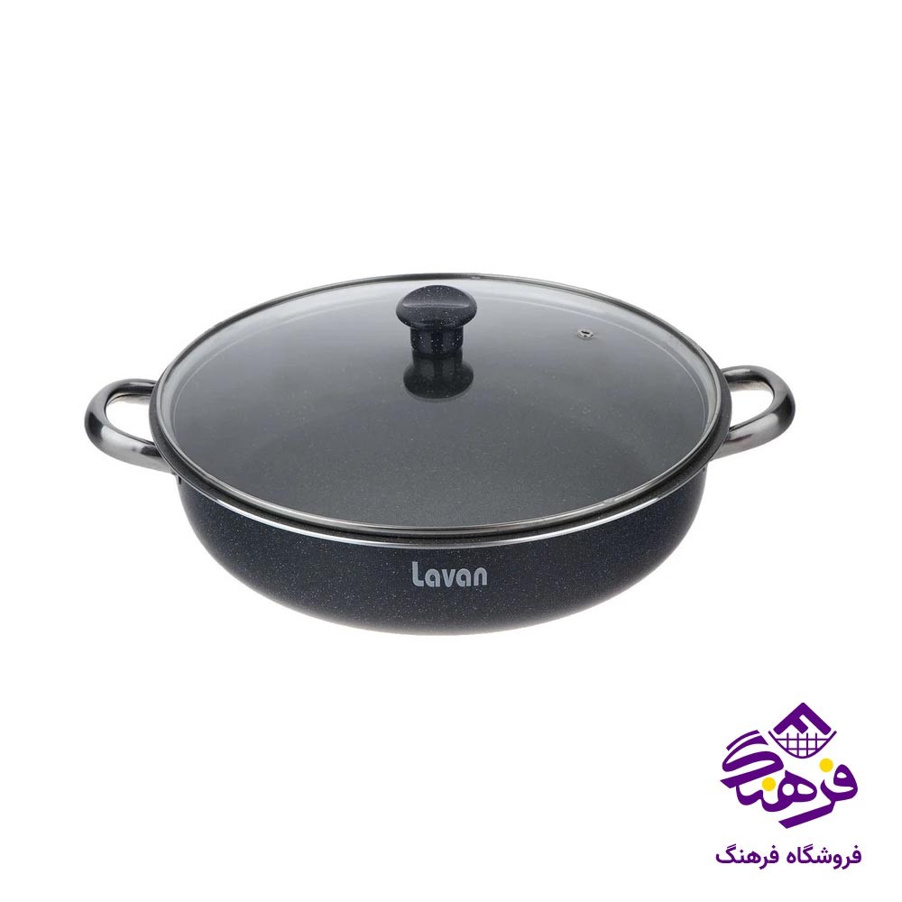 تابه دو دسته لاوان مدل تیتان سایز 28
