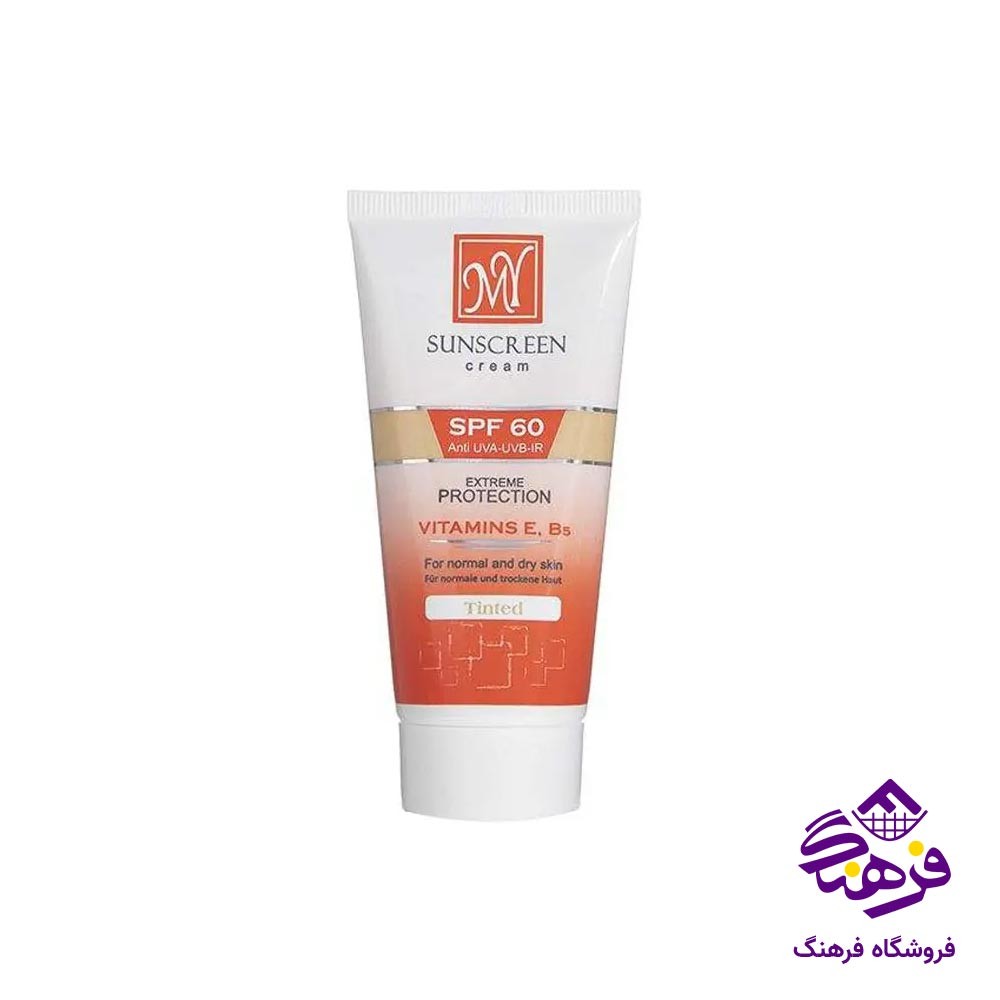 کرم ضد افتاب SPF60 کرم پودری 50 میل مای 0630