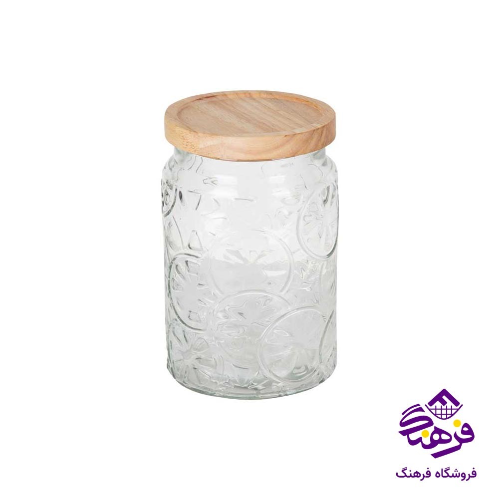 بانکه گرد 1600 میلی لیتر زیباسازان مدل پرتقال 11556