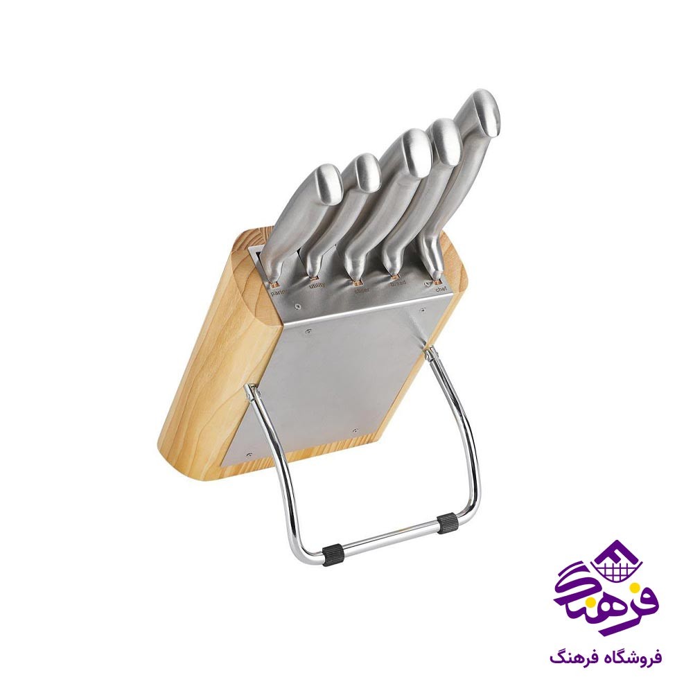 ست کارد و ساطور 6 پارچه برلينتون KWB 03B