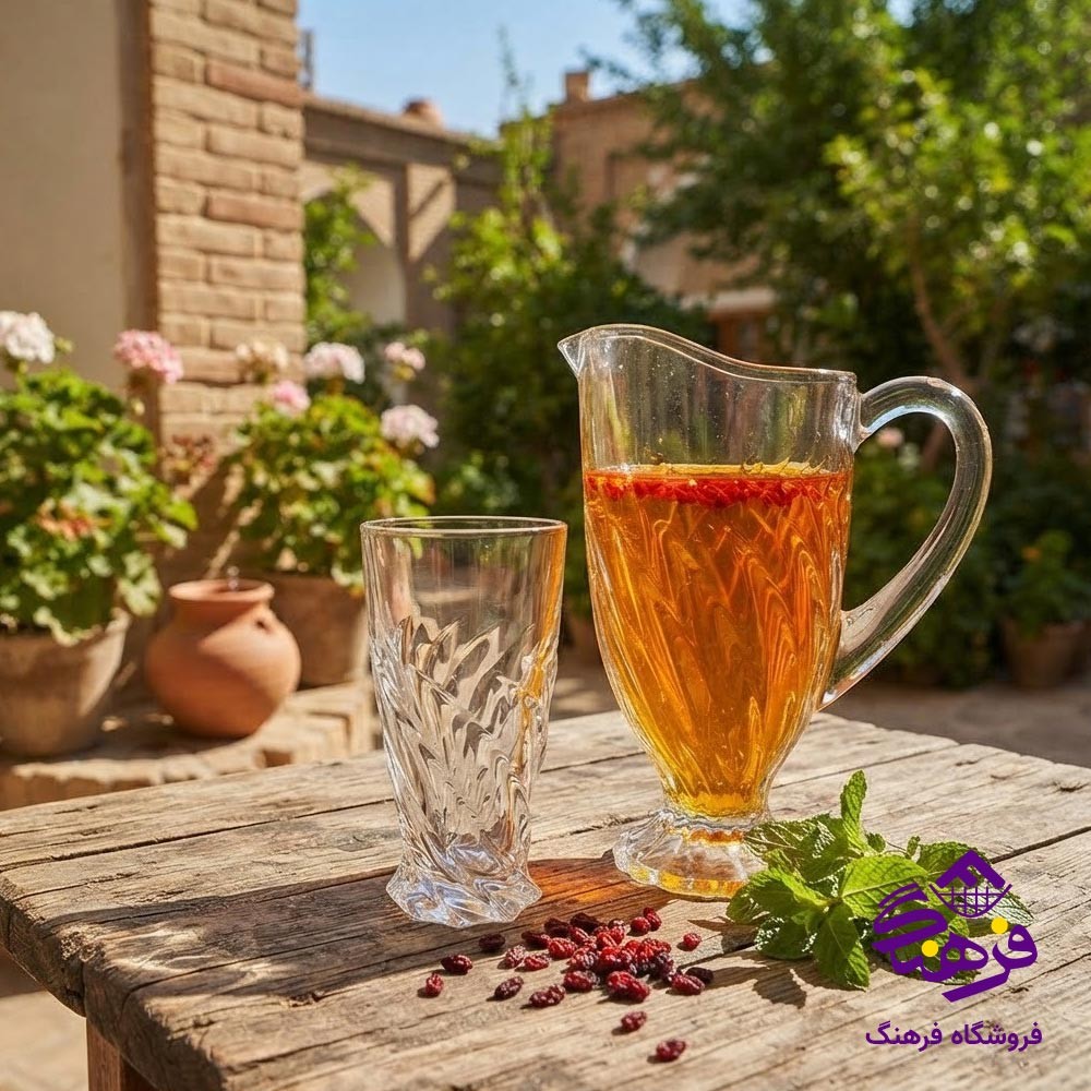 پارچ و ليوان چين دنس