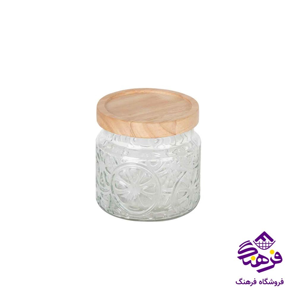 بانکه گرد 700 میلی لیتر زیباسازان مدل پرتقال 11559