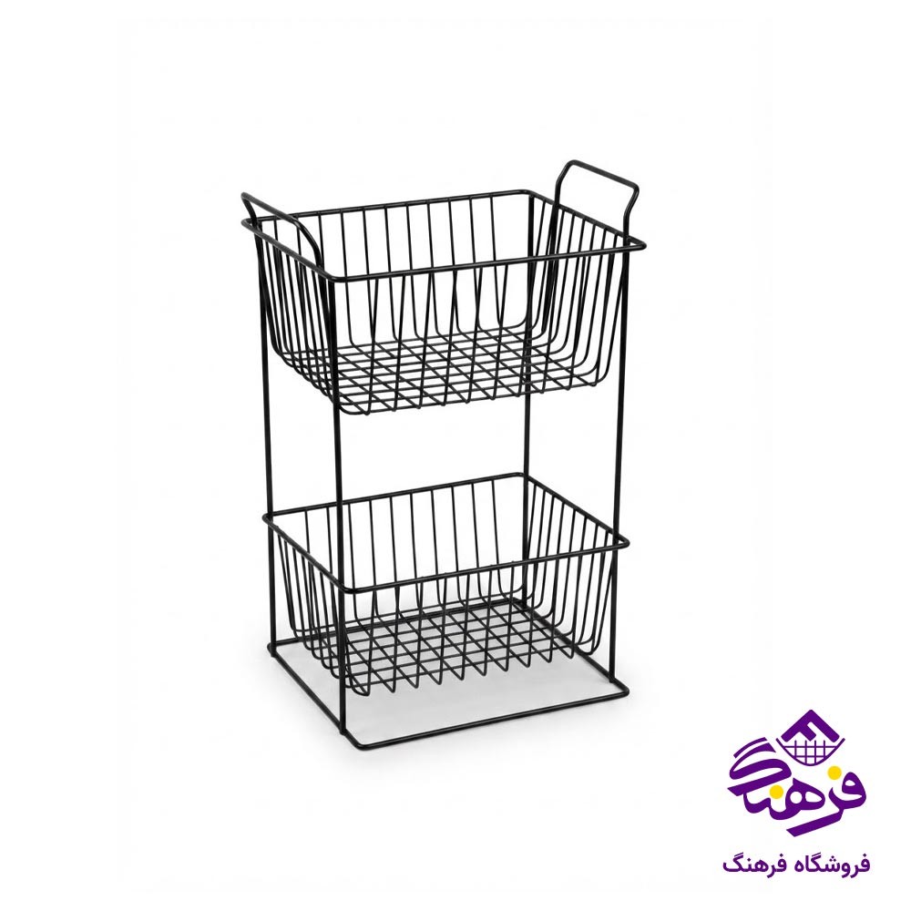 سبد سیب زمینی پیاز کارنیک 2 طبقه مربع
