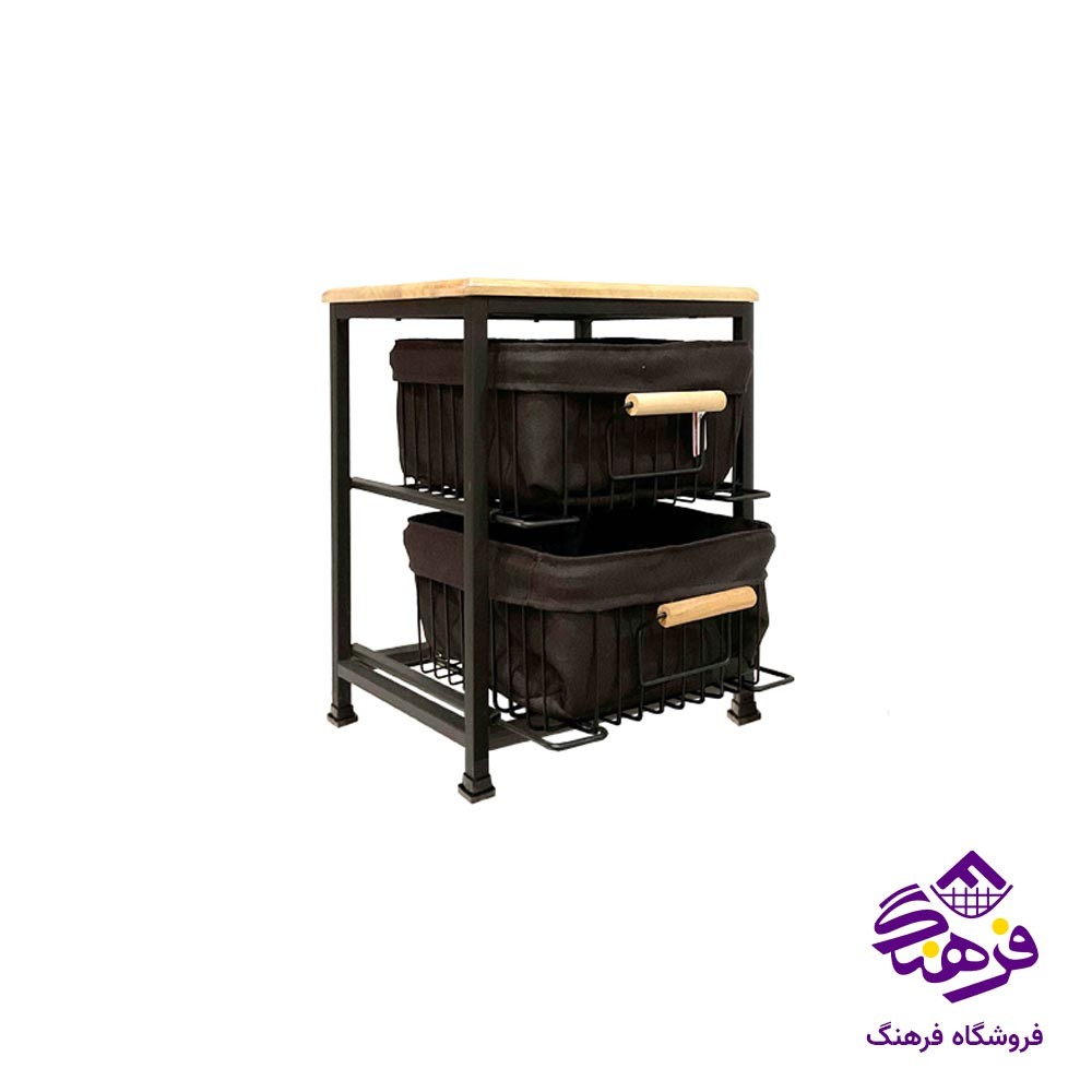 سبد سیب زمینی و پیاز یونیک 2 طبقه کد 2976
