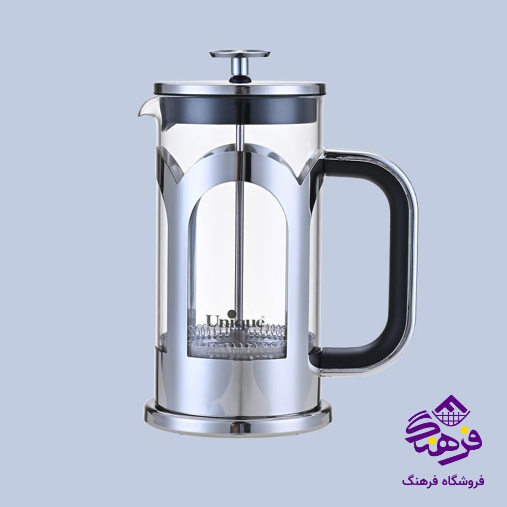 لیوان فرنچ پرس یونیک کد 3009 ظرفیت 350 میلی لیتر