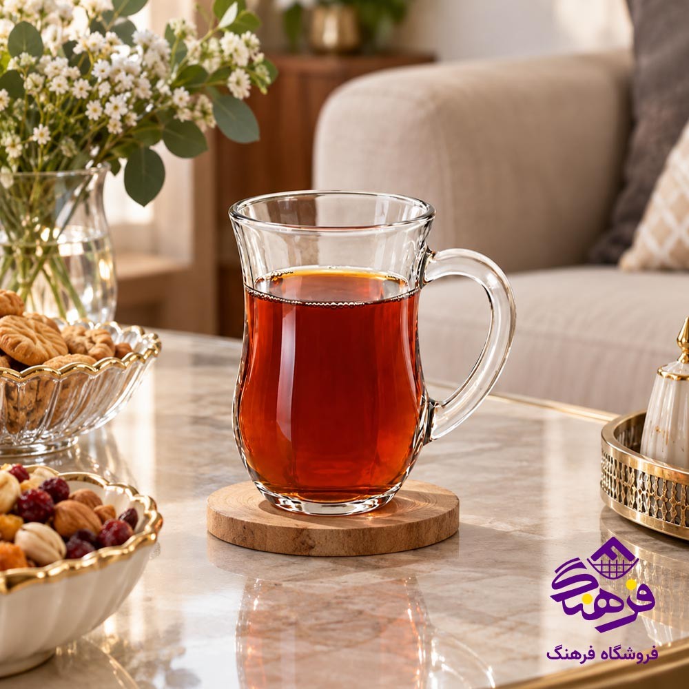 ماگ بلور کاوه مدل نیکا (2 عددی)