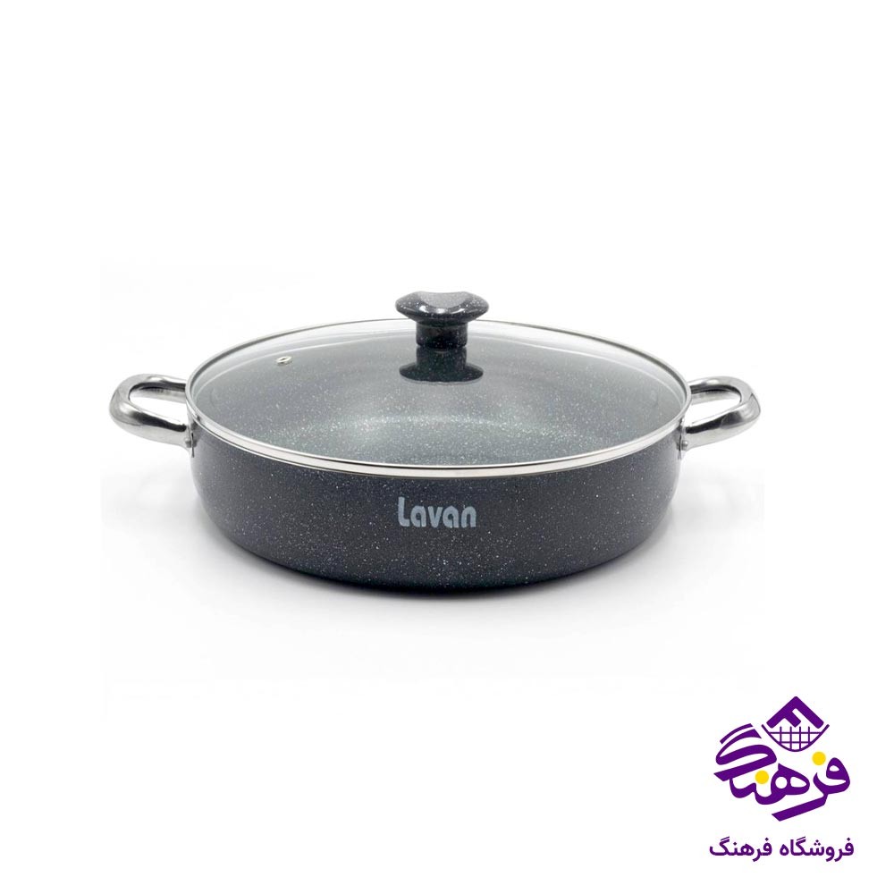 تابه لاوان مدل تیتان دو دسته سایز 24