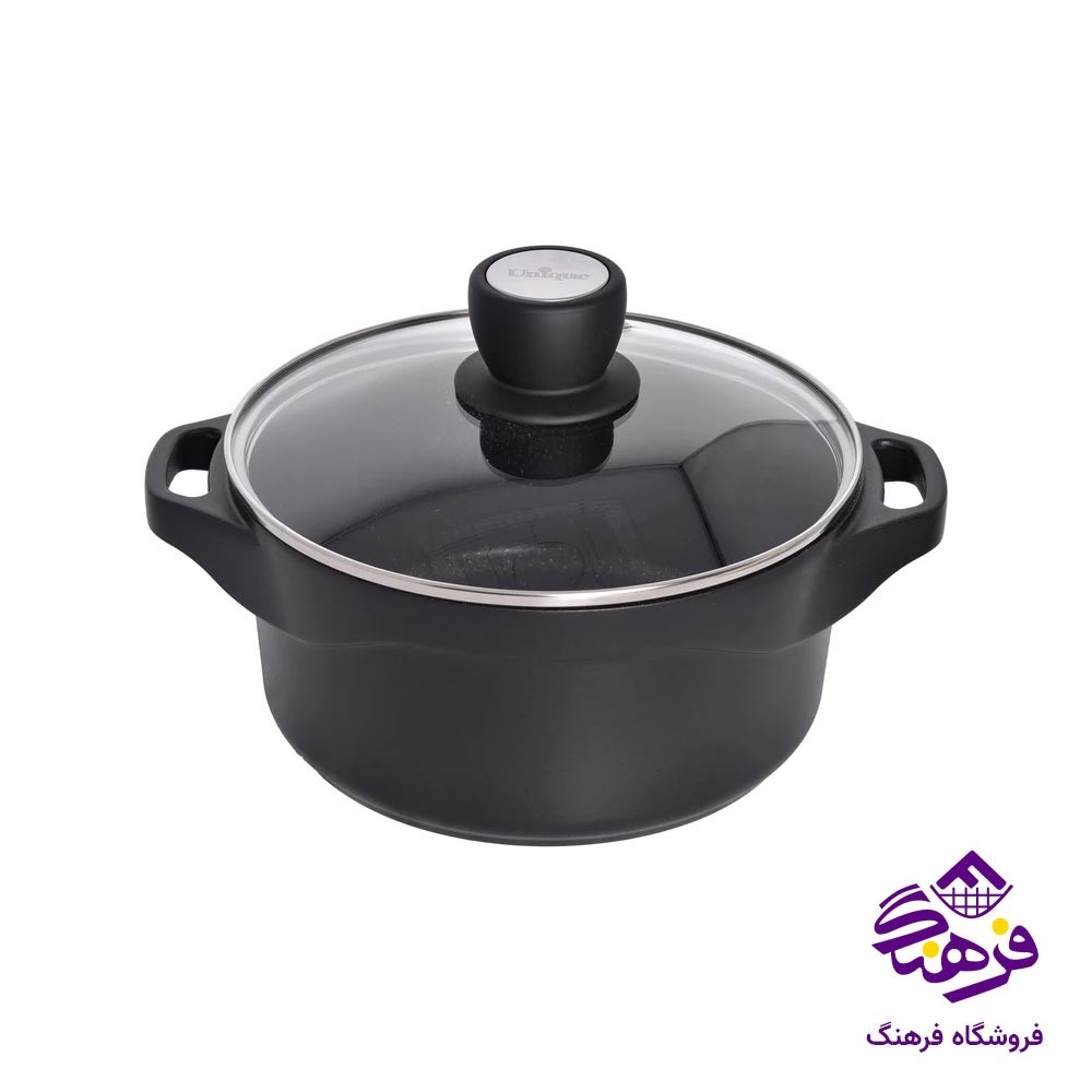 قابلمه گرانیت یونیک دسته سیلیکون سایز 20 کد 8924
