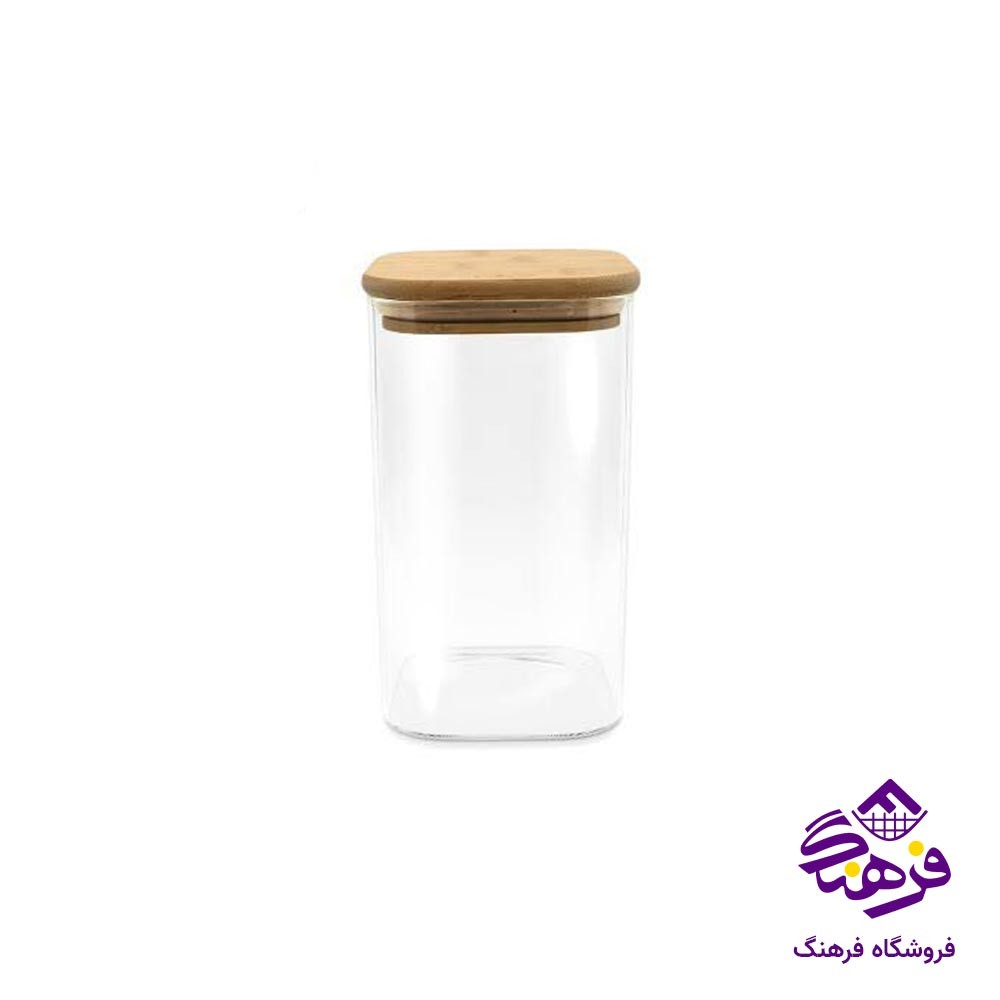 بانکه یونیک پیرکس درب بامبو مریع سایز 17 کد 1762