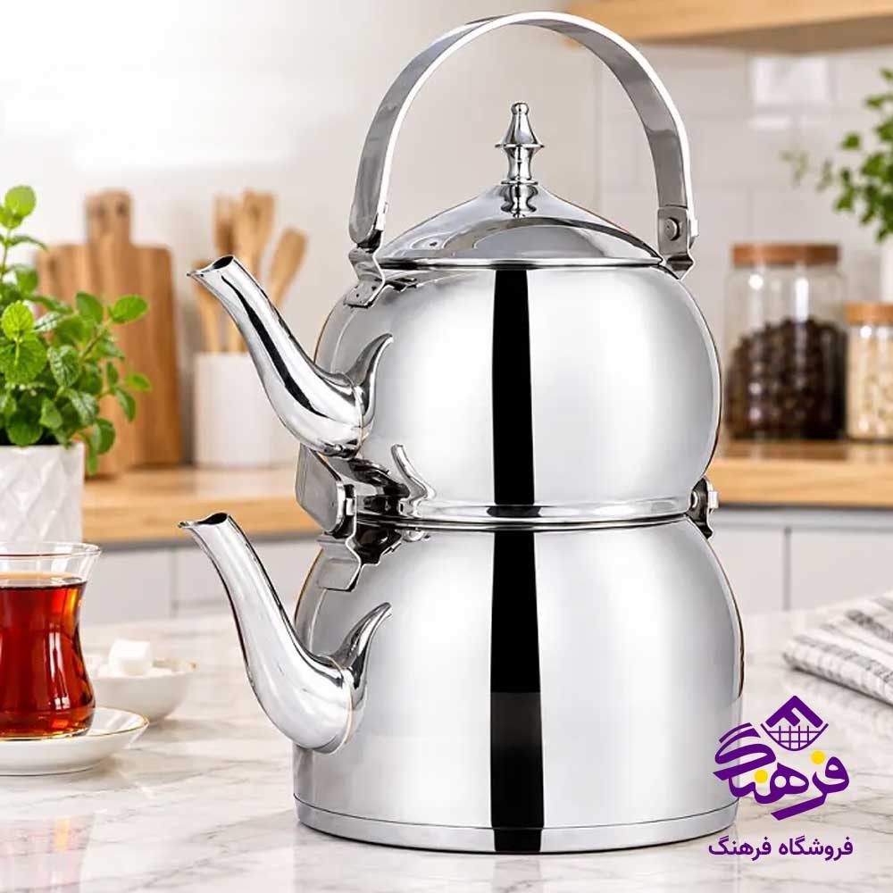 کتری قوری دسته هلالی KST 2028 S