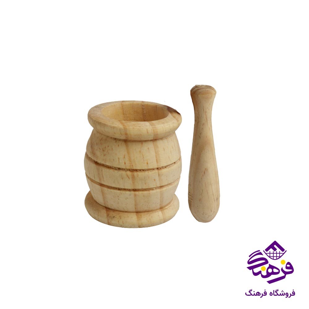 هاون دل کادو چوبی