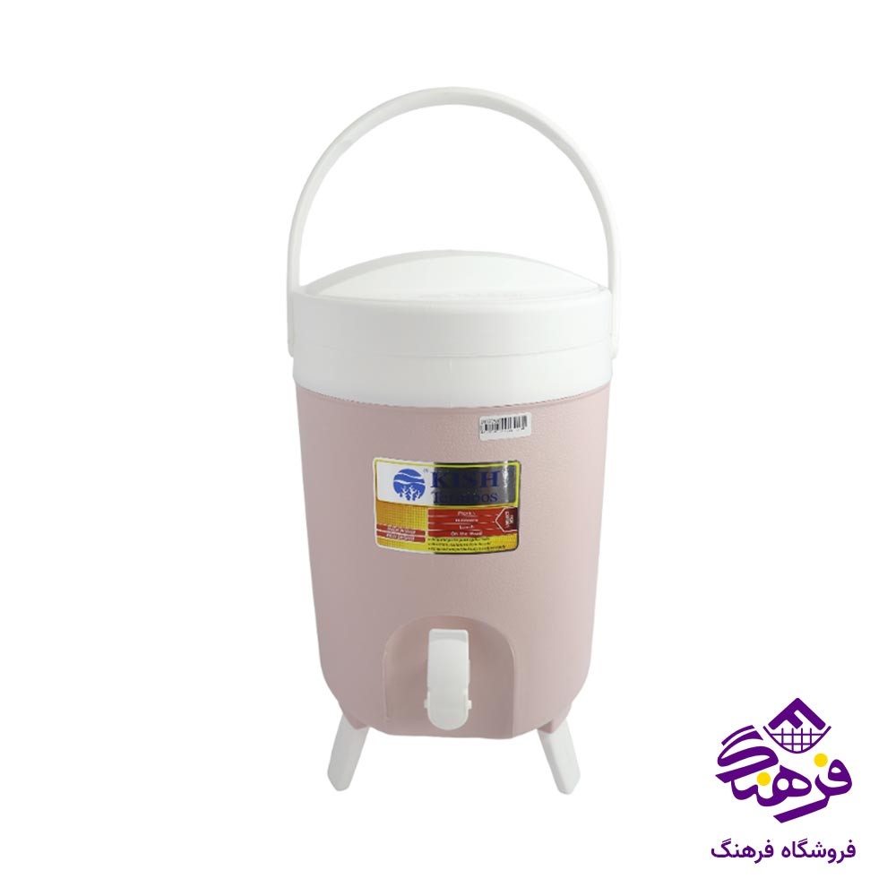 کلمن کیش درب پیچی پایه دار 8 لیتر