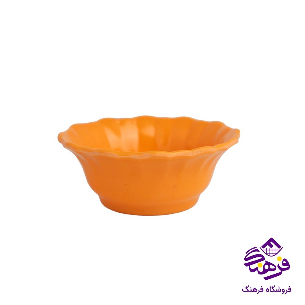 پیاله نارنجی ملامین مشهد مدل کنگره 347