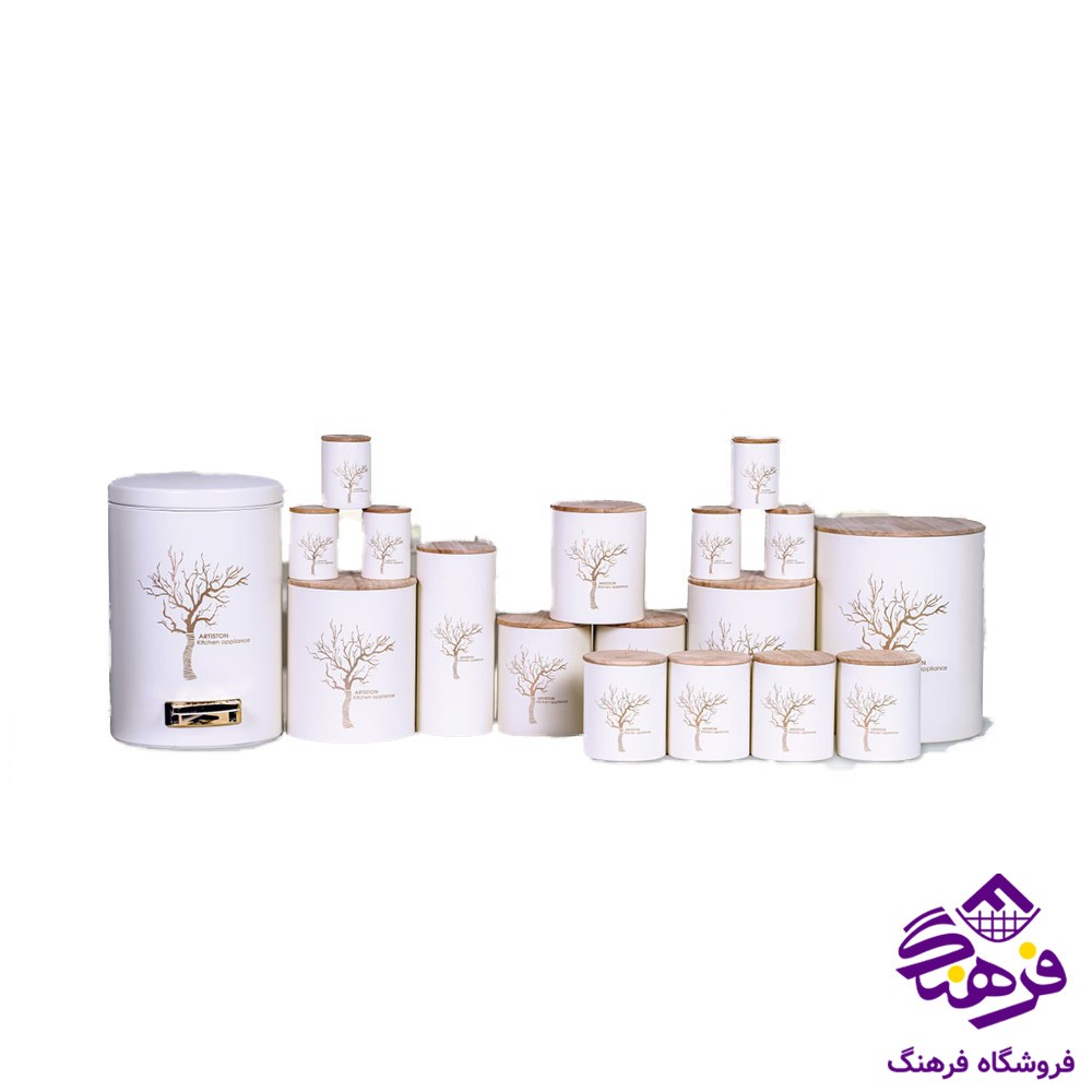 سرويس اشپزخانه ارتيستون 18بامبو سفيد 18614