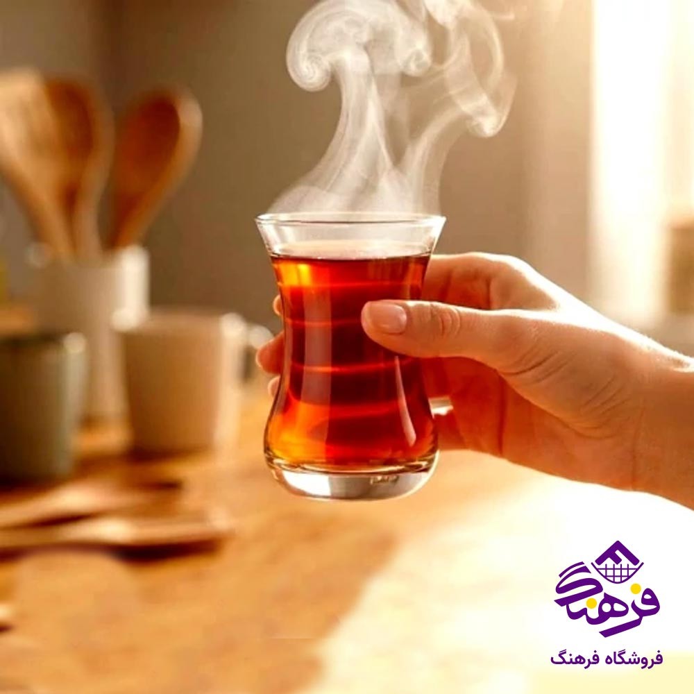 استکان کمر باریک بلور اصفهان مدل سوفیا 110 (6 عددی)