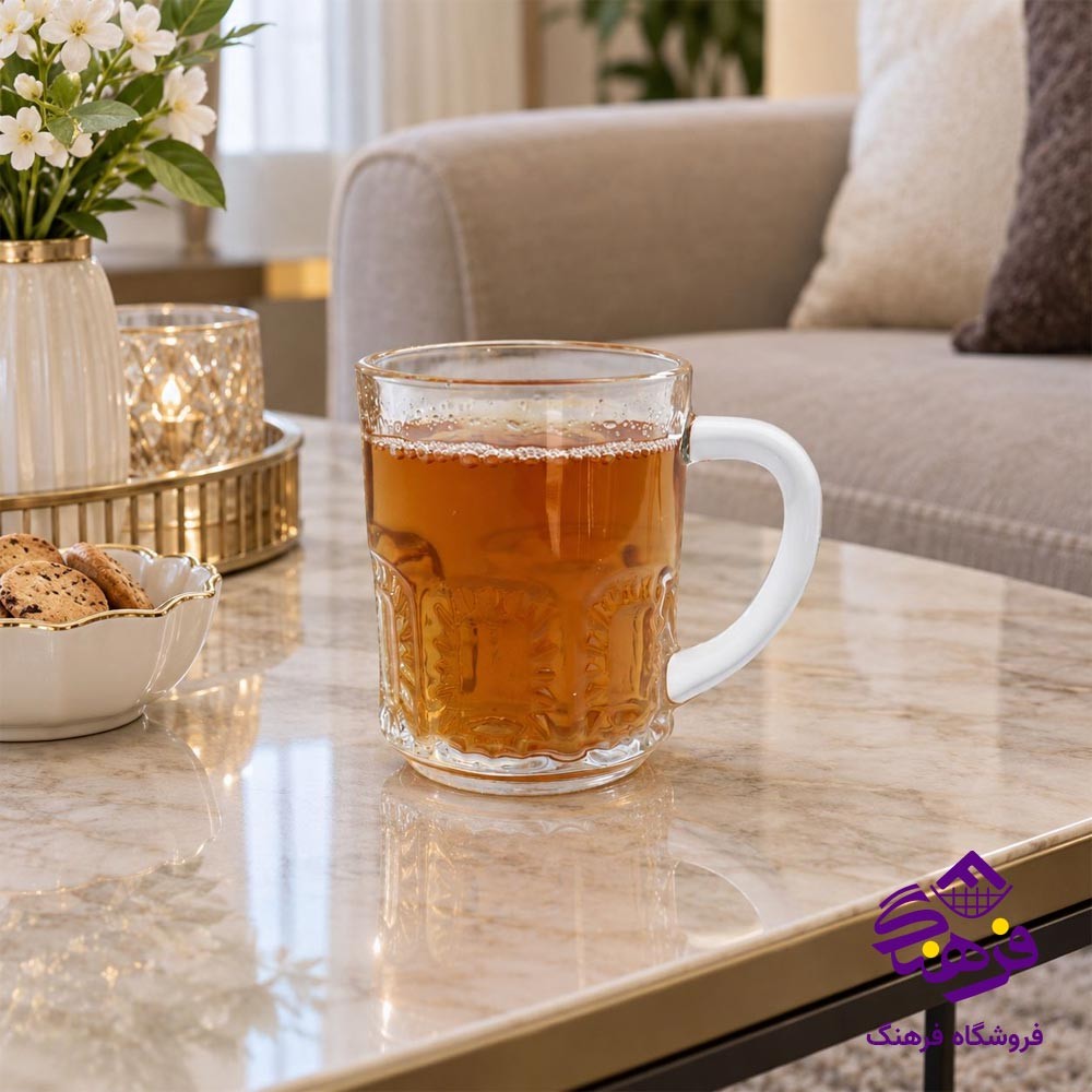 لیوان دسته دار گمین مدل رومینا شیرینگ 719 (6 عددی)