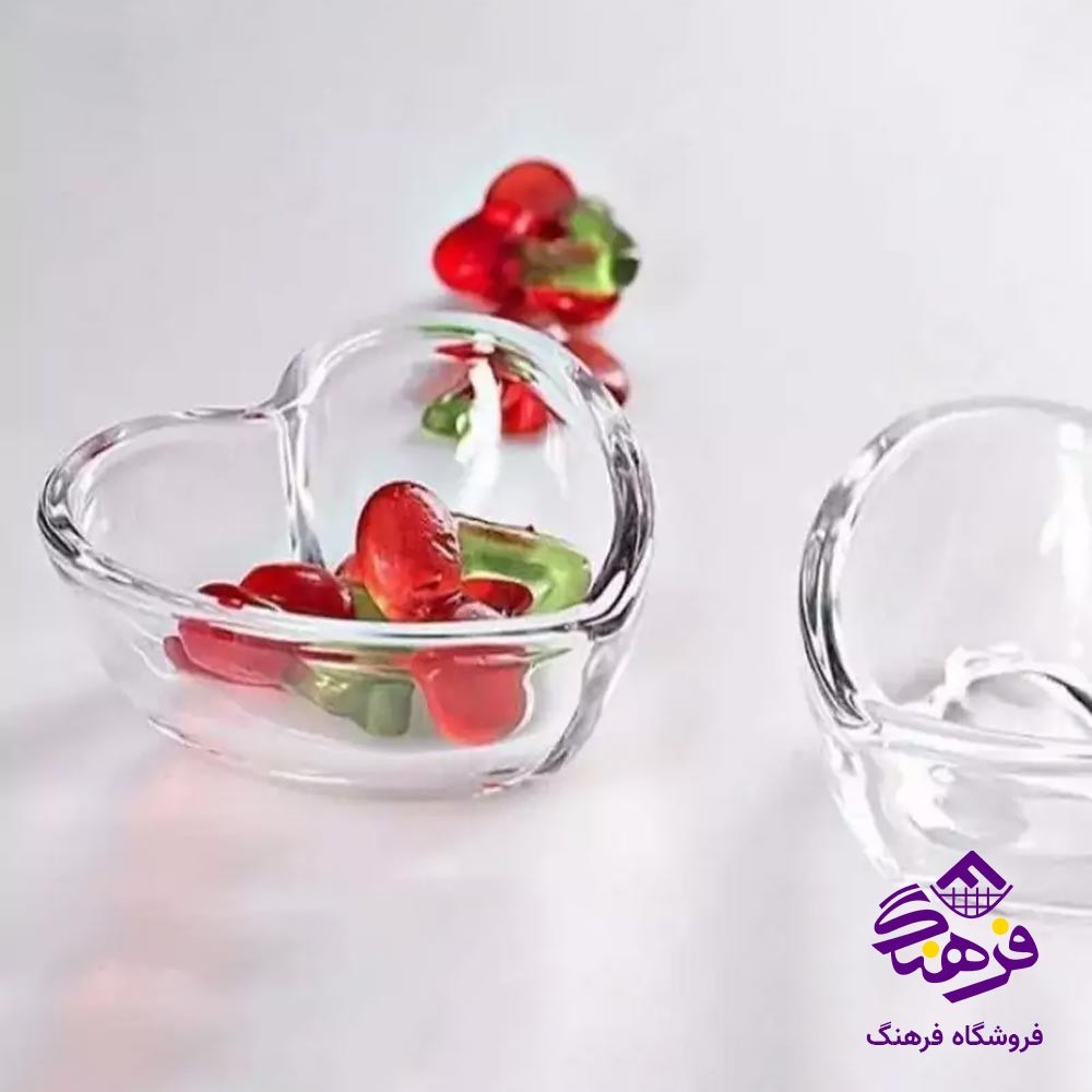 پیاله بلور کاوه مدل پلین هارت (6 عددی)
