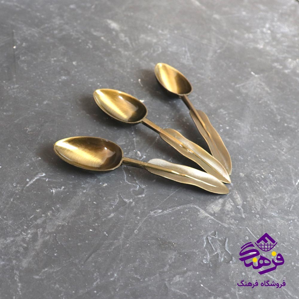 قاشق ادویه دسته پر 3عددی