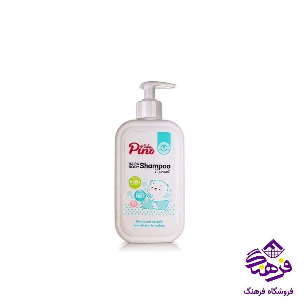 شامپو سر و بدن نوزاد و کودک 350 گرمی پینوبیبی
