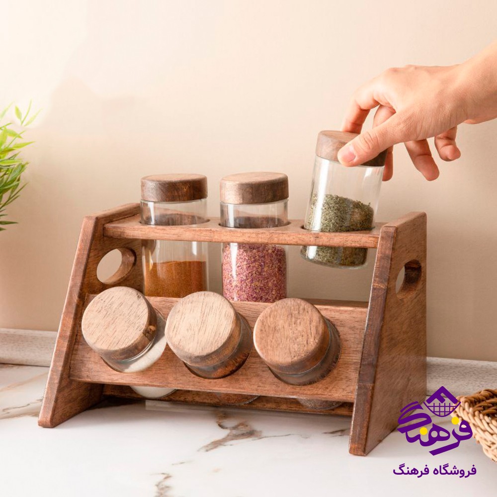 جاادویه فلورا کج چوبی 6عددی AK 3006