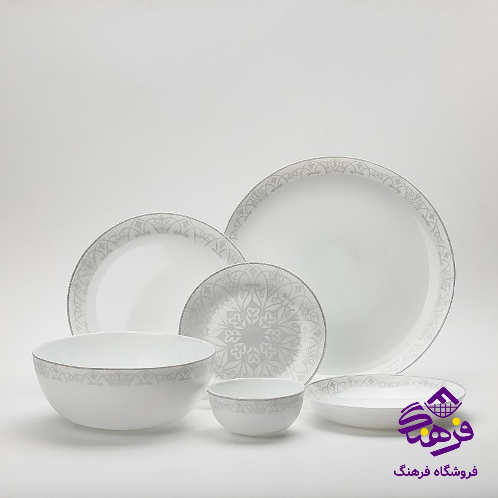 سرويس 26پارچه ديوالي 50010 صدفي گلدن اپال