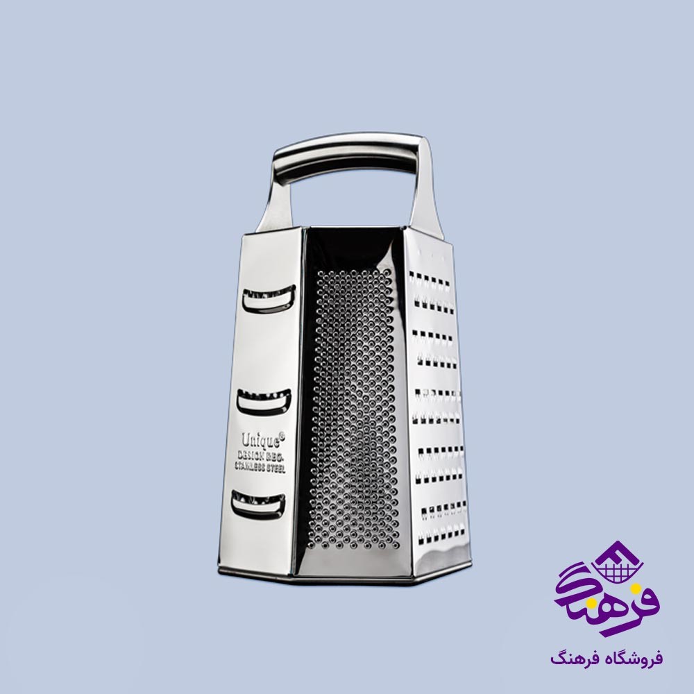 رنده یونیک مدل تمام استیل 6 گوش کوچک کد 2215