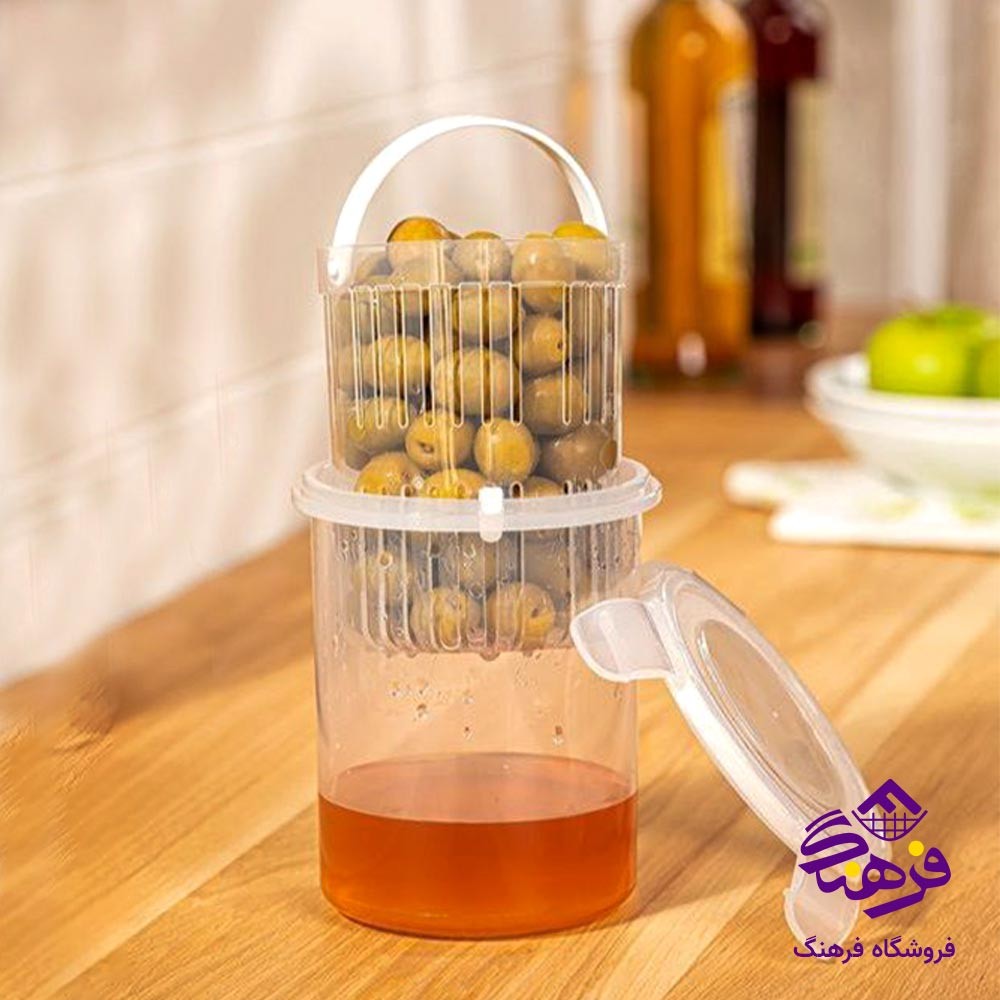 ظرف نگهدارنده 650 ميلی ليتر ليمون