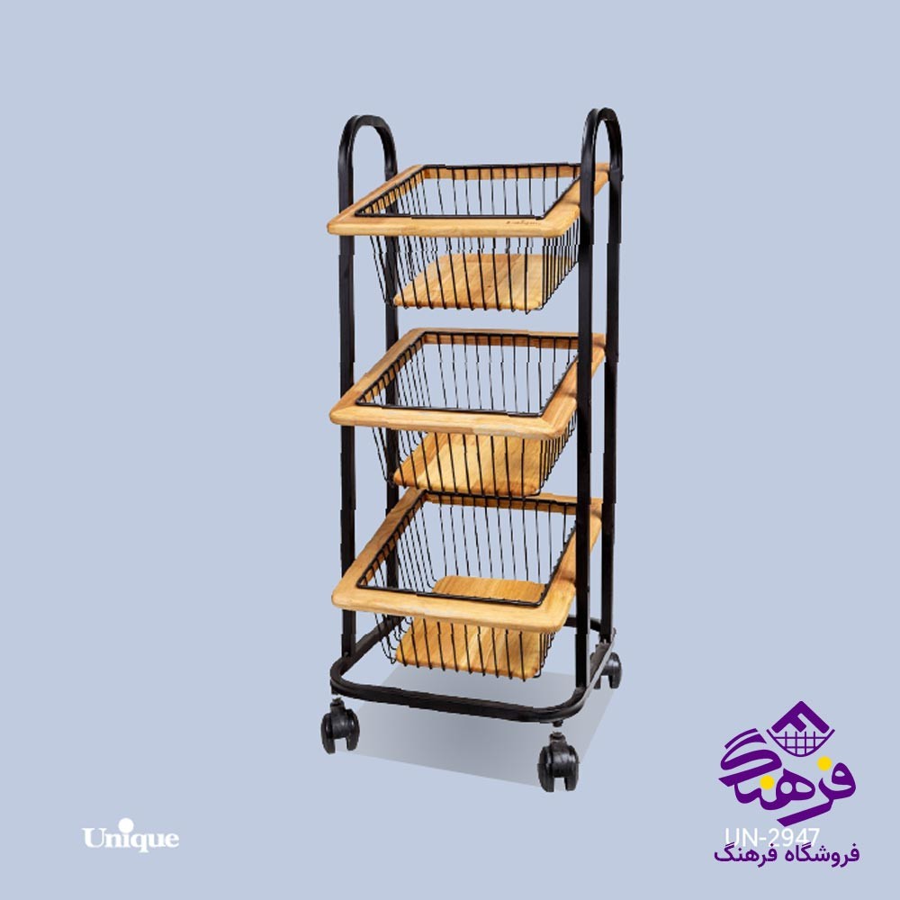 سبد سیب زمینی و پیاز 3 طبقه یونیک 2947