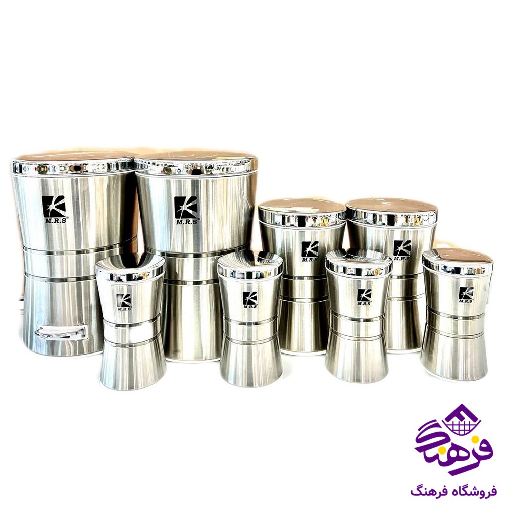 سرویس اشپزخانه 8پارچه استیل درب کروم MRS
