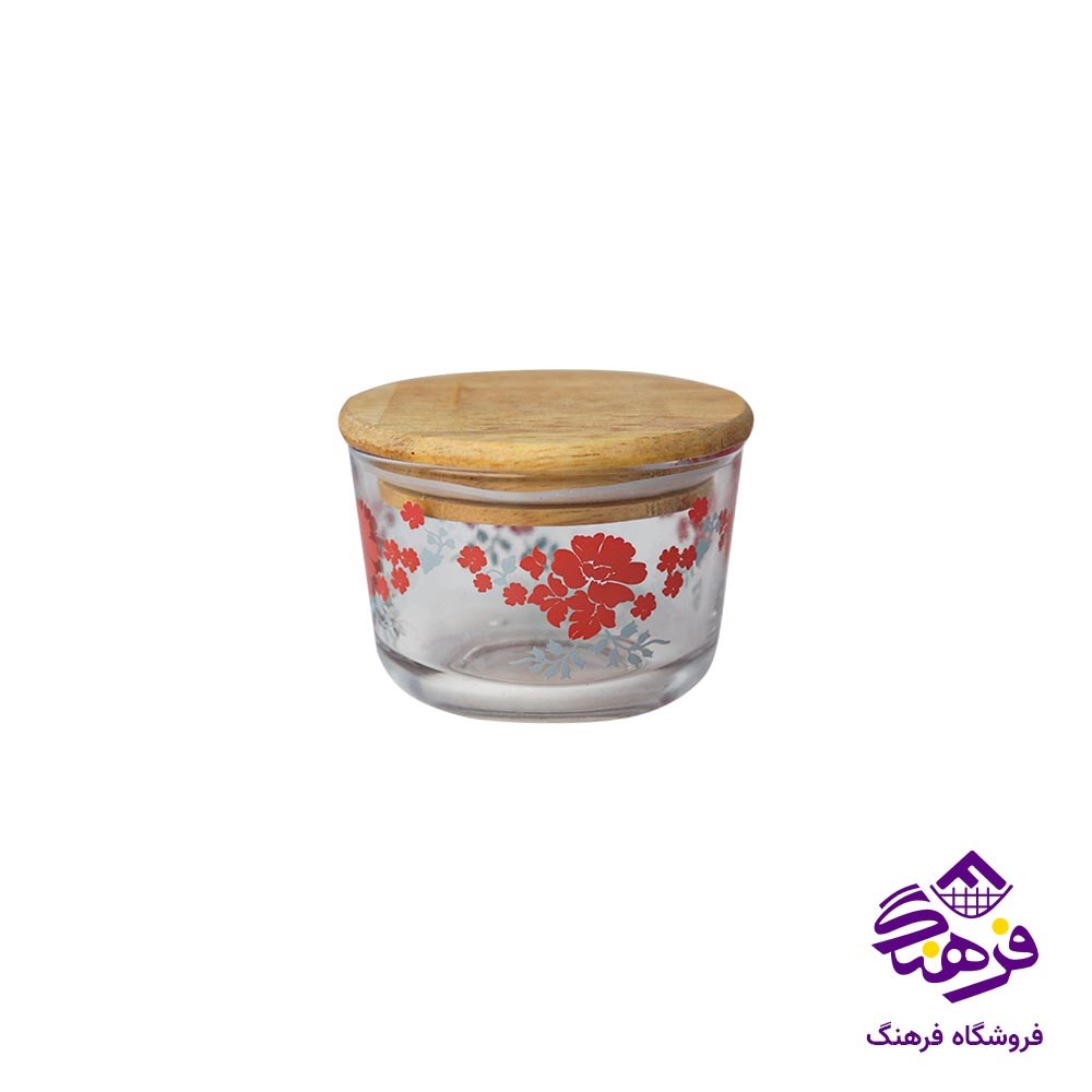 ظرف نگهدارنده بلور کاوه مدل مینی پاپریک چاپی